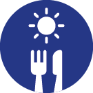 Le repas<br/> du midi