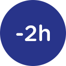 Moins de 2h