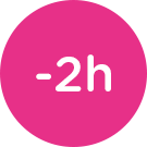 Moins de 2h