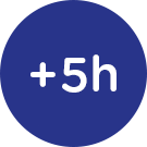 Plus de 5h